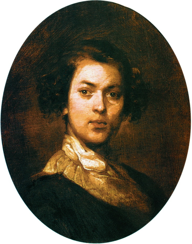 Ivan Kuzmich Makarov. Autorretrato en la juventud. 1840