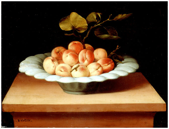 Luben Bozhen. Still life with apricots