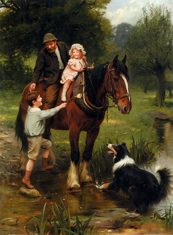 Джон Артур. Ребенок на коне