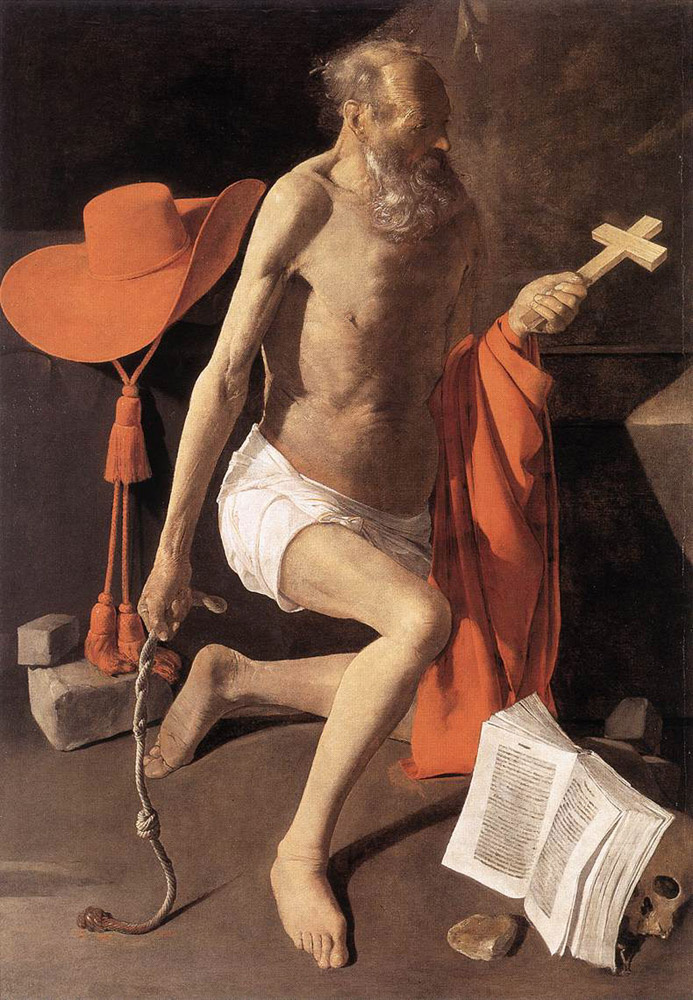 Georges de La Tour. The Penitent Saint Jerome