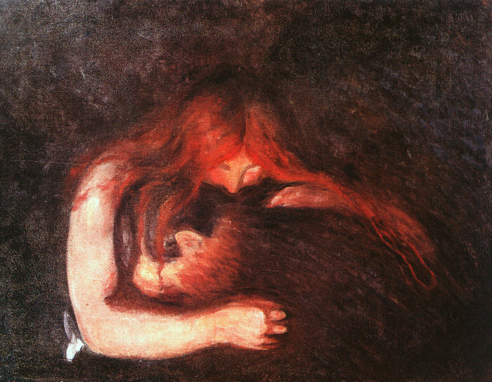 Edvard Munch. Il vampiro