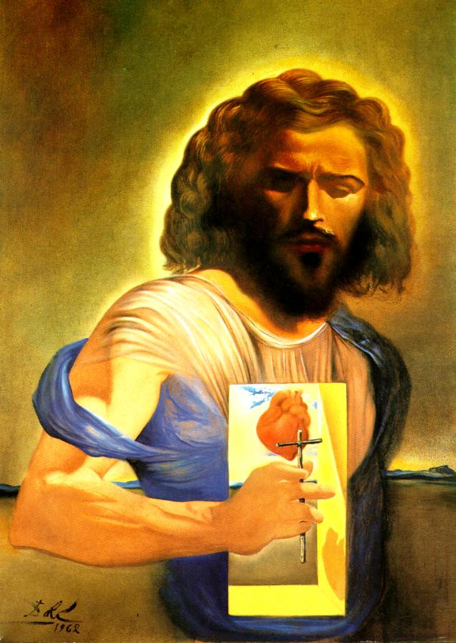 Salvador Dali. Sacred heart of Jesus