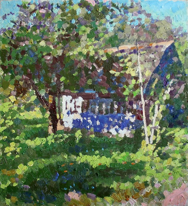 Mikhail Rudnik. Blue house