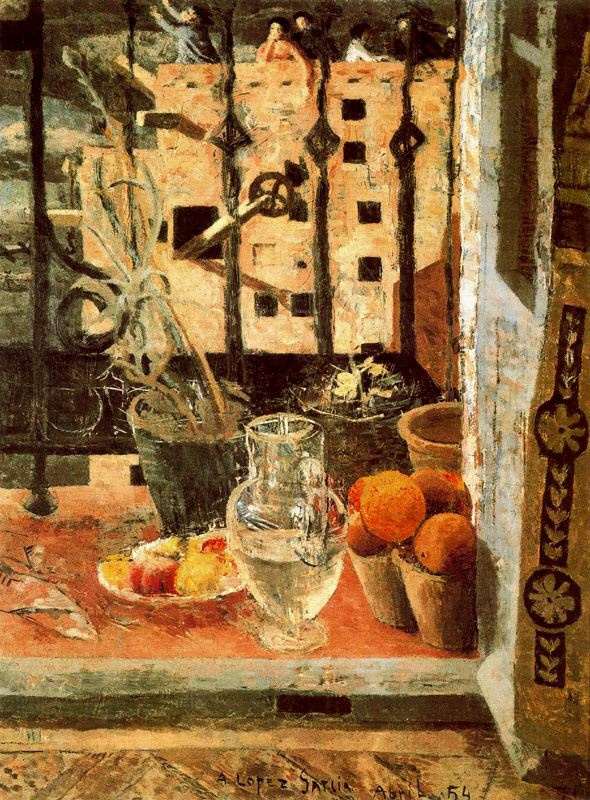 Antonio López Garcia. Still life with carafe