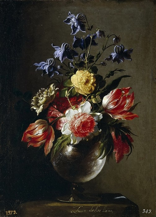 Flowers in a vase, XVII, 60×45 cm by Juan De Arellano: History