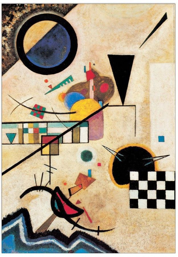 Wassily Kandinsky. Contrasting sounds