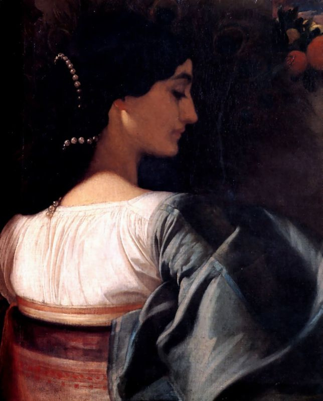 Frederic Leighton. Italian lady