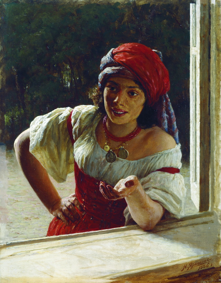 Nikolay Aleksandrovich Yaroshenko. Gypsy. 1886