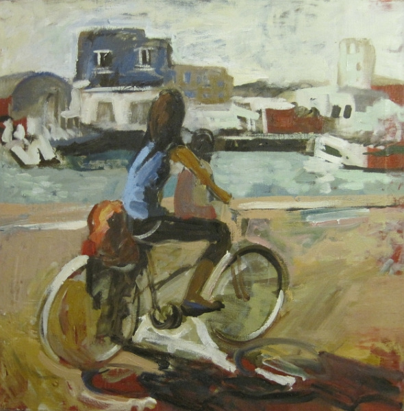 Elena Gostyushina. Fisherman's quay