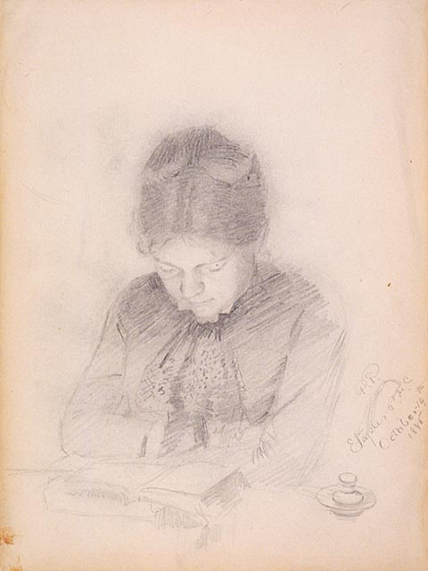 Пол Пил. Портрет жены художника