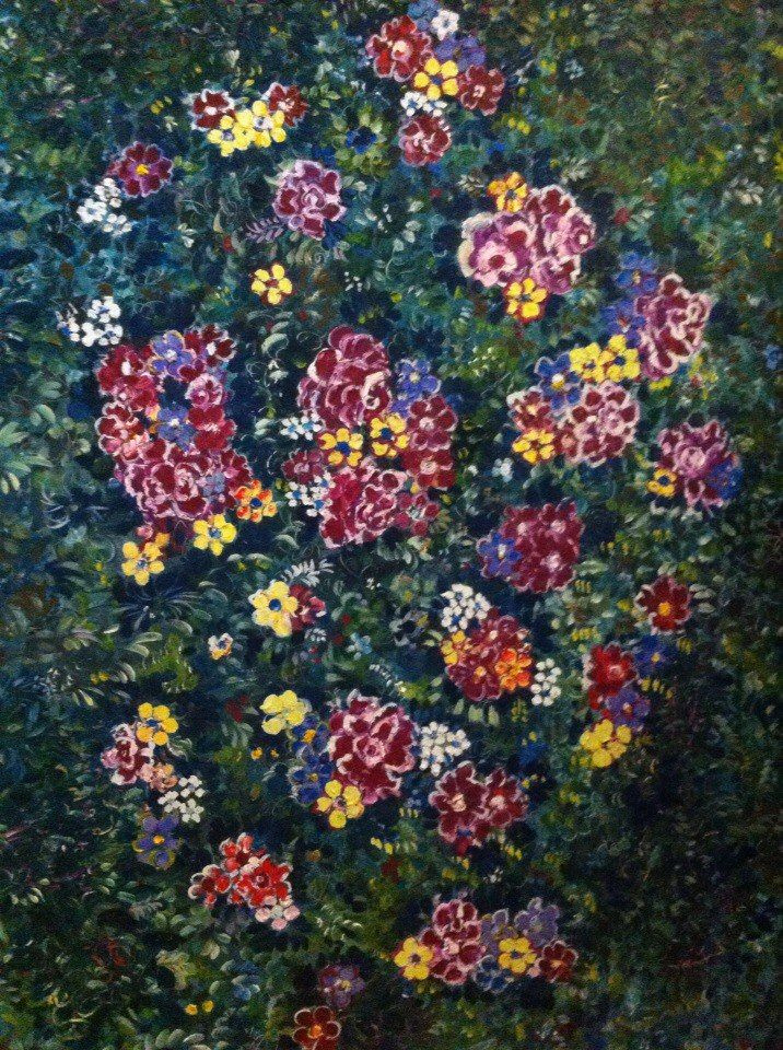 Galina Nikolaevna Silina. FLOWERBED.