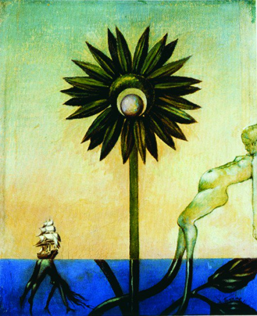 Dorothea Tanning. Green sun pirates