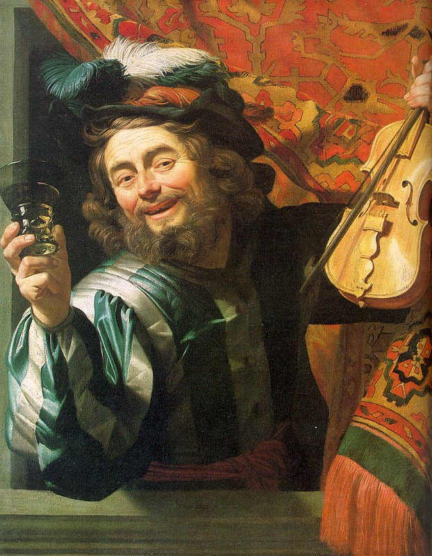 Gerrit van Honthorst. The merry Fiddler