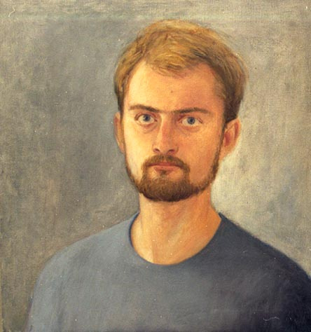Christoffer Zetterstrand. Portrait of a young man