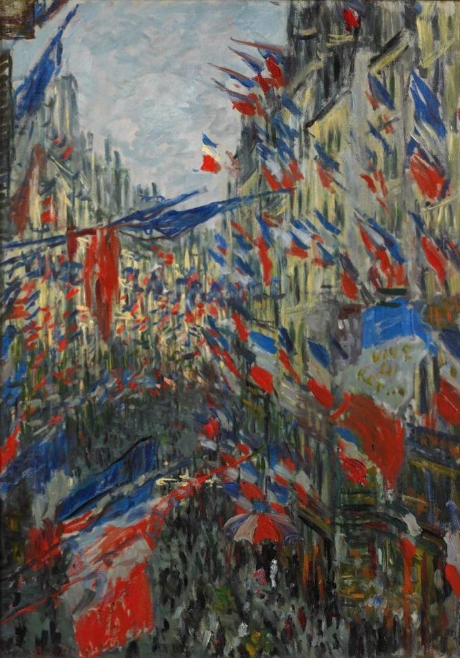 Claude Monet. Rue Saint-Denis, festival of 30 June 1878