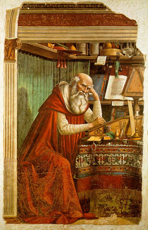 Domenico Girlandajo. Saint Jerome in his study