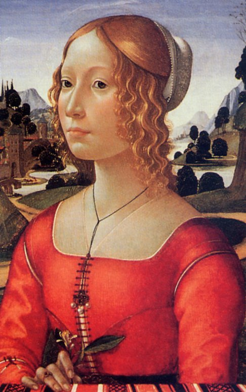 Domenico Girlandajo. Portrait of a lady