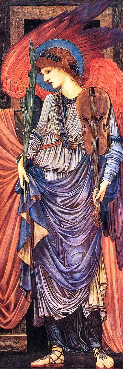 Edward Coley Burne-Jones. Musical angel