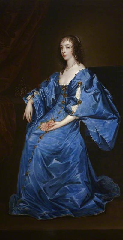 Anthony van Dyck. French Henrietta Maria, Queen of England