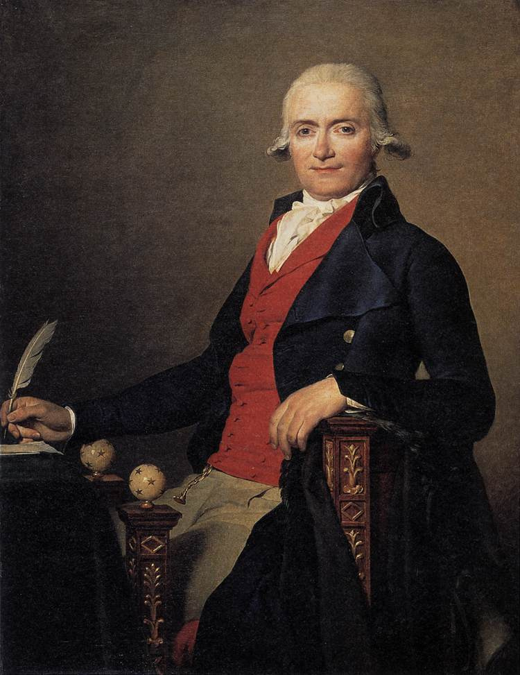 Jacques-Louis David. Portrait of Gaspard Meyer or the man in the red vest