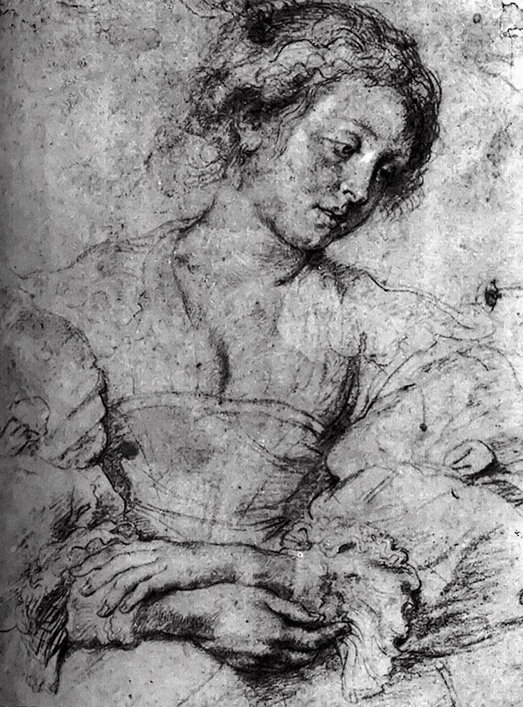 Питер Пауль Рубенс. Портрет молодой женщины со сложенными руками