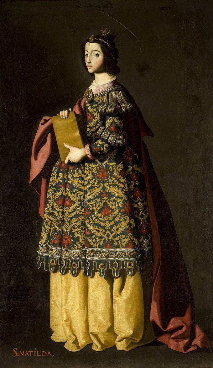 Francisco de Zurbaran. Saint Matilda