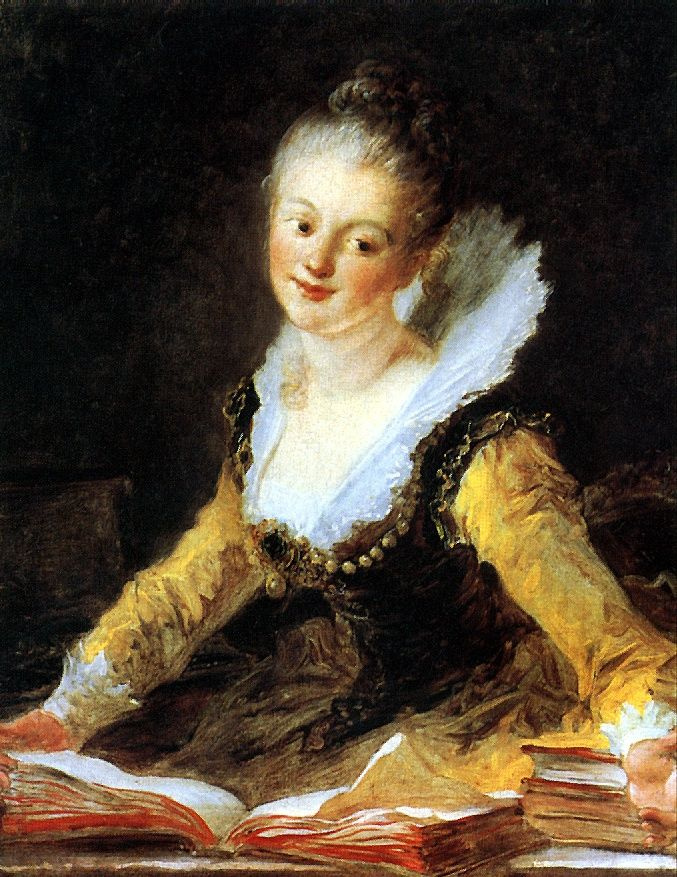 Jean-Honore Fragonard. Portrait of Madame Brion de Jouy, French musician and composer