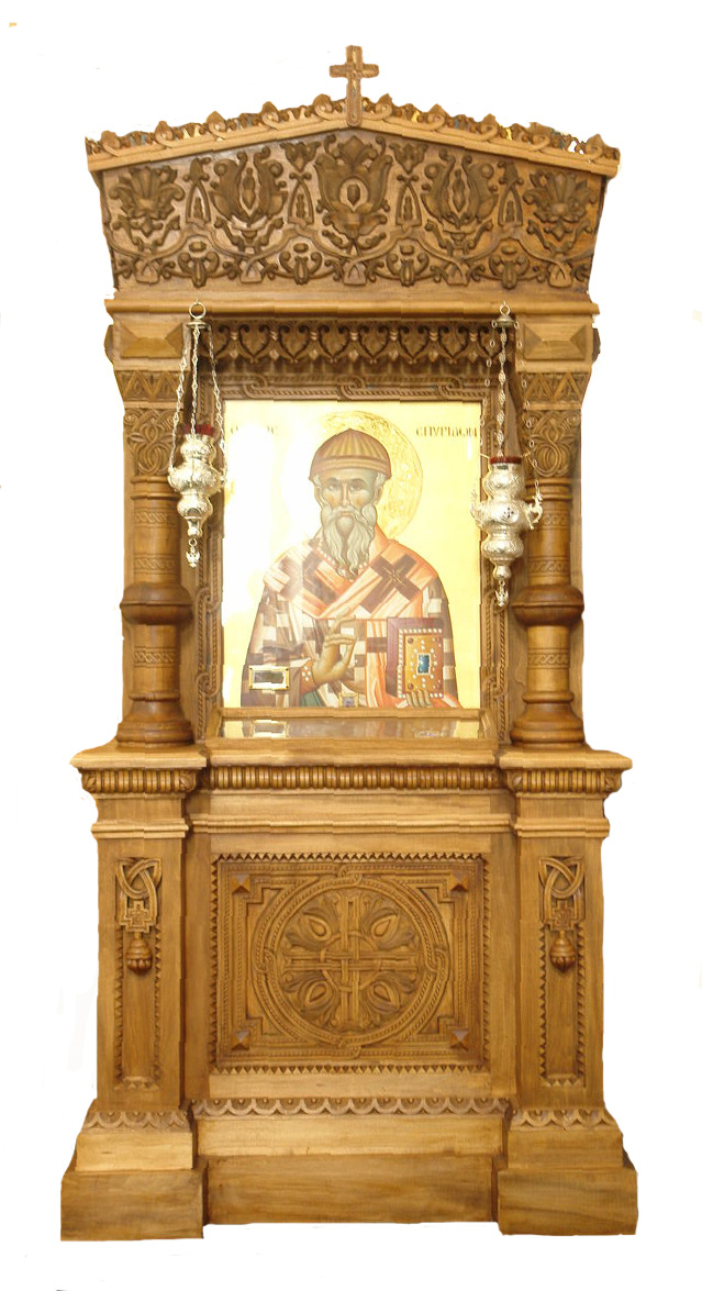 Igor Yurevich Drozhdin. Carved from basswood frame outdoor