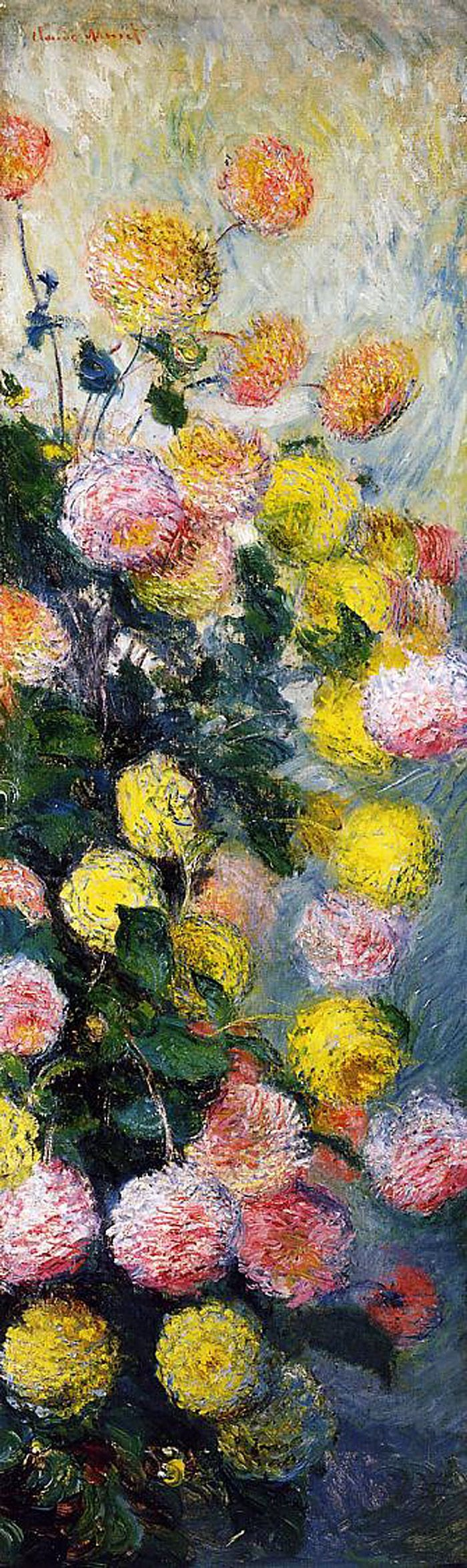 Claude Monet. Dahlias