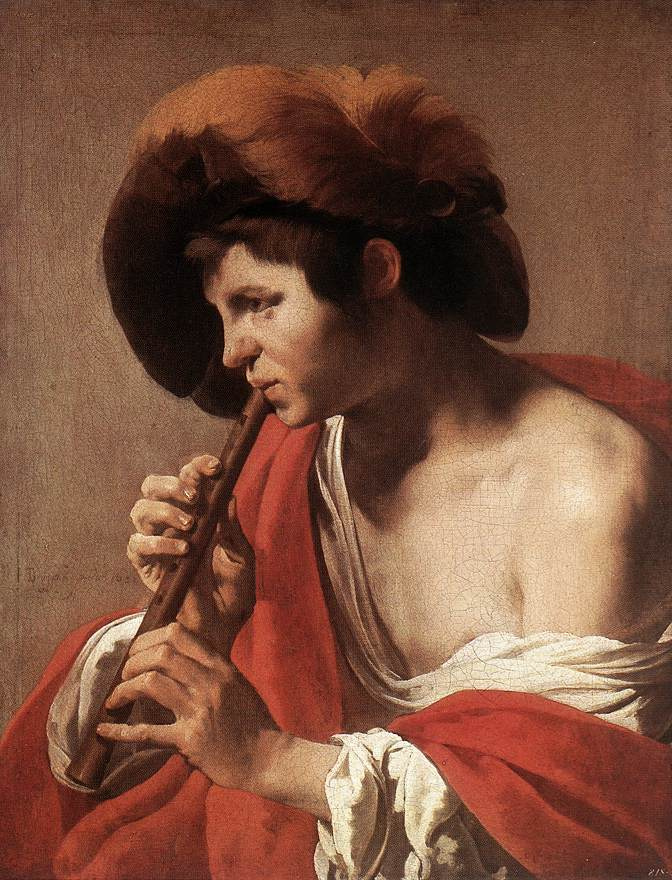 Hendrick Jansz Terbrugghen. The guy playing the flute