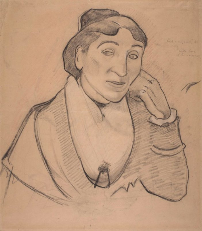 Paul Gauguin. Woman from Arles, Madame Zhinu
