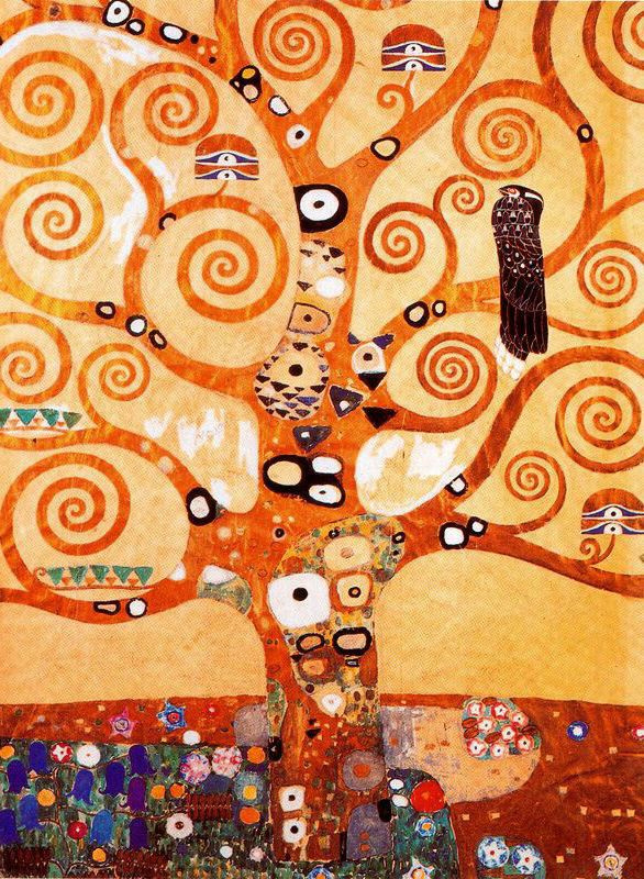 Gustav Klimt. The tree of life (fragment for the frieze of the Stoclet Palace)