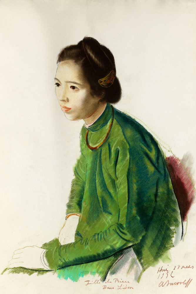 Alexander Yakovlev. Portrait of a Vietnamese princess