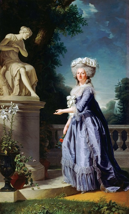 Adelaide Labil-Guiar. Marie-Therese-Louise-Victoria French, called Madame Victoire, the statue of Friendship in the Palace of Belive