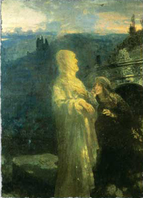 Ilya Efimovich Repin. Morning of the resurrection. Christ and Mary Magdalene