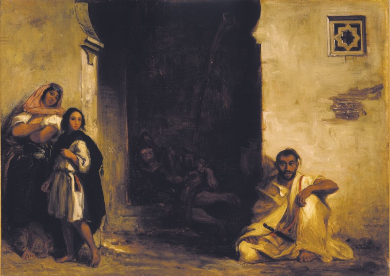 Street in Meknes, XIX, 64×46 cm by Eugene Delacroix: History