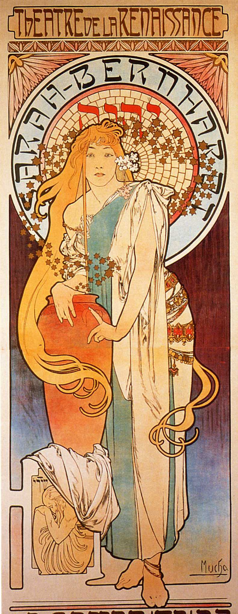 Alfonse Mucha. Poster for Sarah Bernhardt "the Samaritan woman"