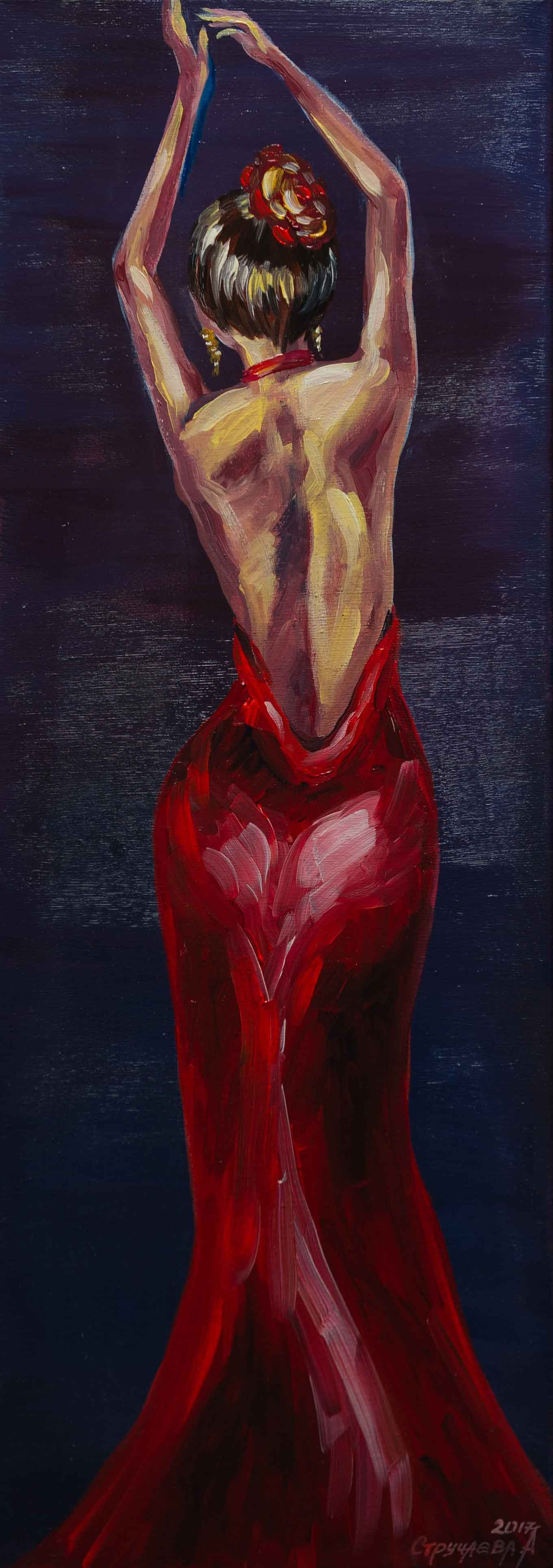 Alla Struchayeva. Painting "Tango"