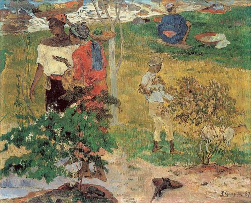 Paul Gauguin. Conversation (Tropics)