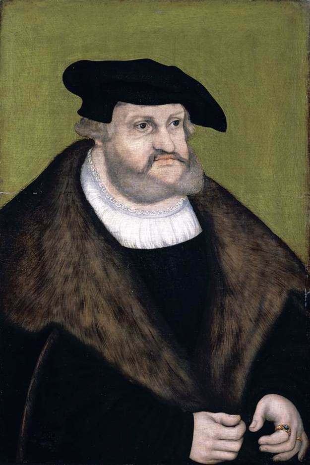 Lucas Cranach the Elder. Portrait of the elector Frederick