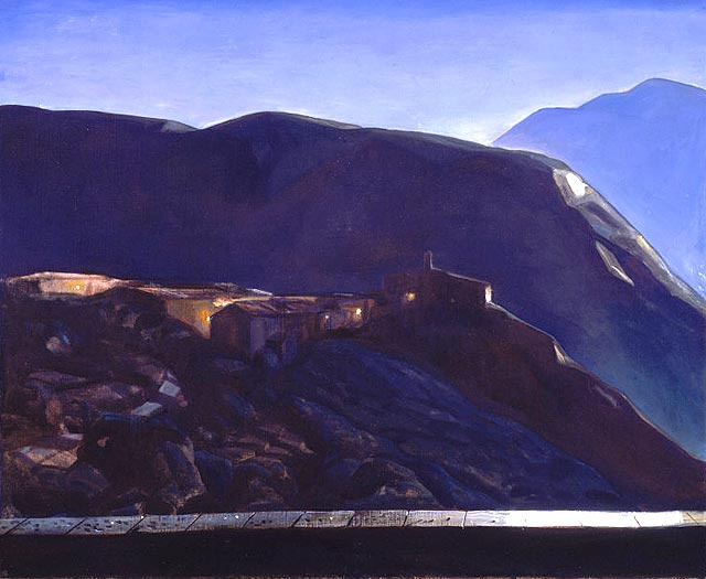 Rockwell Kent. Moonlight in the Alps