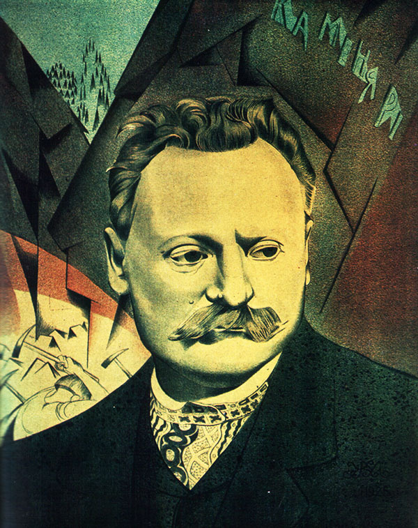 Michail Iwanowitsch Käfer. Porträt von Ivan Franko