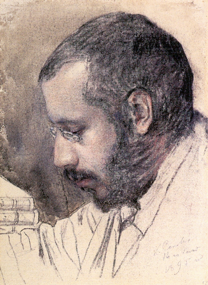 Константин Андреевич Сомов. Portrait of the artist A. N. Benoit