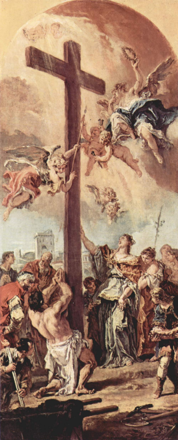 Sebastiano Ricci. The finding of the true cross by St. Helen, sketch