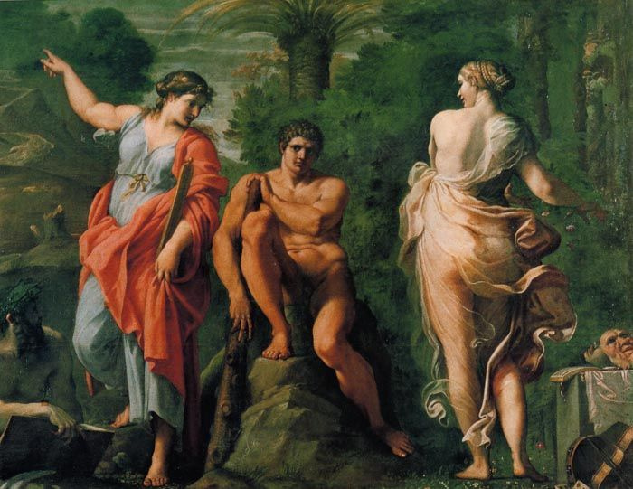 Annibale Carracci. The Choice Of Hercules