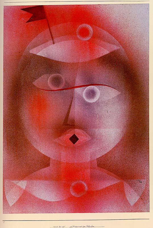 Paul Klee. The mask with the little flag