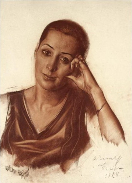 Alexander Yakovlev. Female portrait