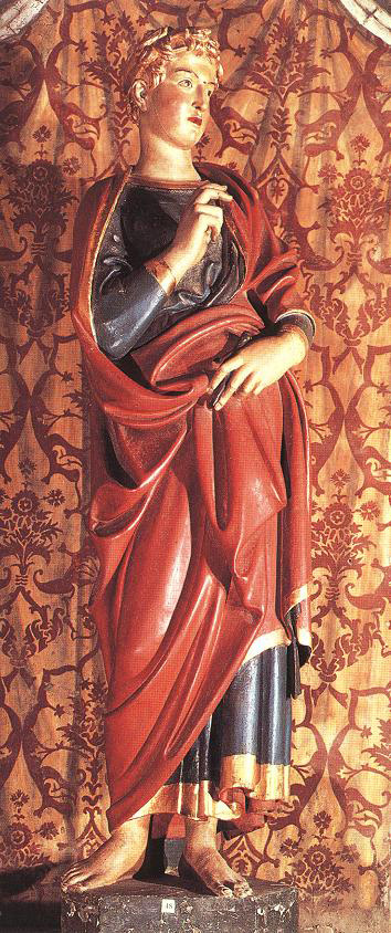 Jacopo della Quercia. The Annunciation of the angel