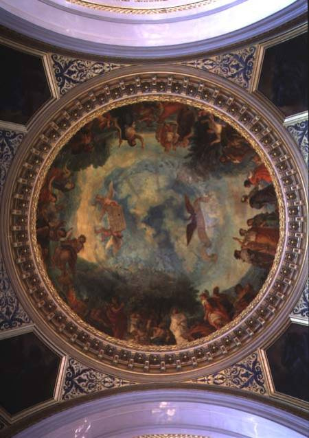 Aurora, ceiling fresco of the library of the Palais du Luxembourg, France