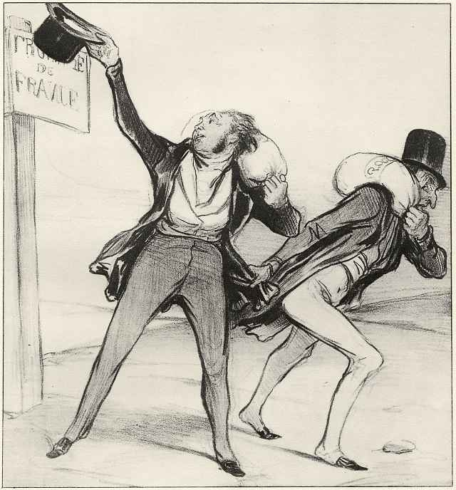 Honore Daumier. Safe